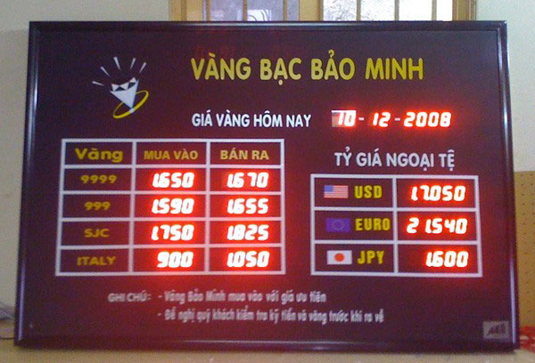 làm bảng điện tử ở hải phòng