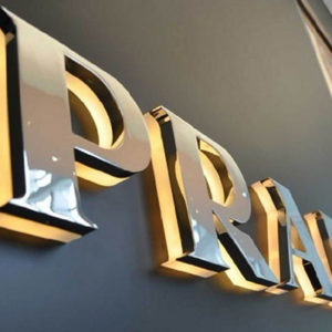 làm chữ nổi gắn đèn led tại hải phòng