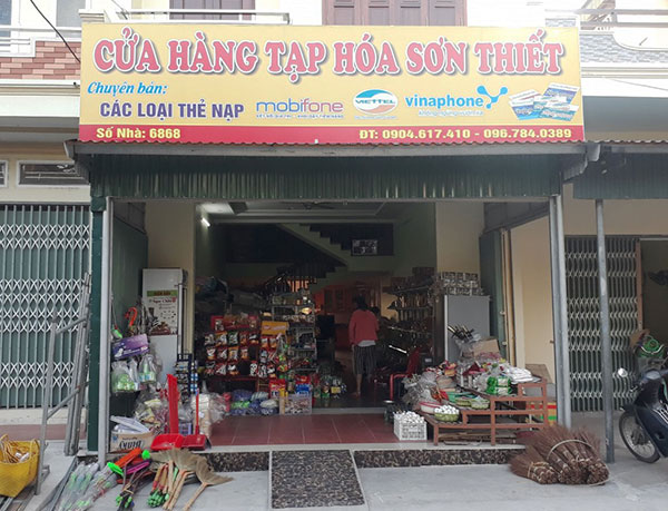 biển cửa hàng tạp hóa hải phòng rẻ