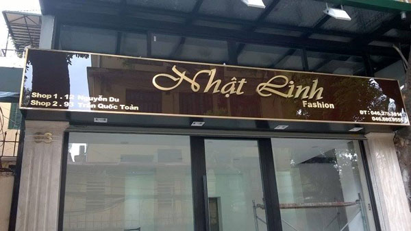 biển shop thời trang hải phòng đẹp