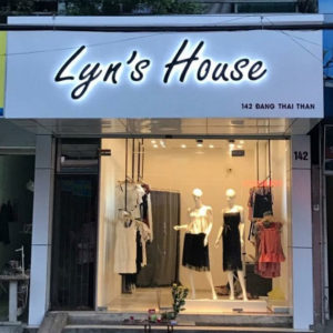 làm biển quảng cáo shop quần áo tại hải phòng
