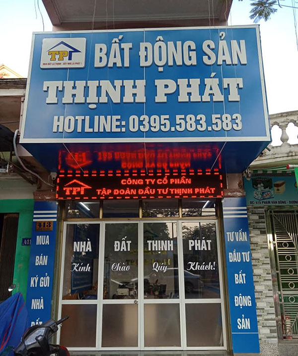 biển quảng cáo kiến thụy hải phòng