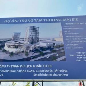 Công trình lắp đặt biển quảng cáo dự án TTTM EIE